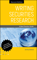 Writing Securities Research: A Best Practice Guide 0470826029 Book Cover