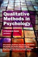 Qualitative Methods in Psychology: A Research Guide 0335243053 Book Cover