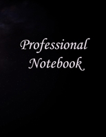 Professional Notebook: notebook organizer, 150 Pages, Large (8.5 x 11 inches). 1677963107 Book Cover