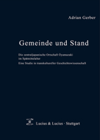 Gemeinde und Stand 3828202608 Book Cover