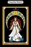 Composition Notebook: Norse Goddess Freyja Tarot Card Pagan Cat Women Journal/Notebook Blank Lined Ruled 6x9 100 Pages 1706510683 Book Cover