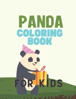 PANDA COLORING BOOK: For kids B0BJMRTL16 Book Cover