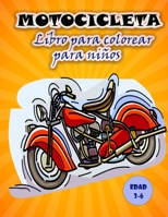 Libro para colorear de motos para niños: Imágenes de motos grandes y divertidas para niños 9189571762 Book Cover