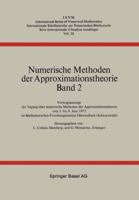 Numerische Methoden Der Approximationstheorie: Band 2 3034859627 Book Cover