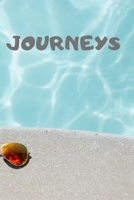 Journeys: 90 Pages of 6 X 9 Inch Bound Top Half White Blank Bottom Half College Ruled 169255610X Book Cover