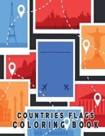 countries flags Coloring Book: A great book for playing and learning about Alphabet Countries Flags B08QLNXPPB Book Cover