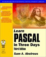 Learn Pascal in Three Days (With CD-ROM) 1556228058 Book Cover