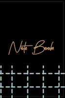 Note Book: Black & Gold Note Book/ Journal 1661330878 Book Cover