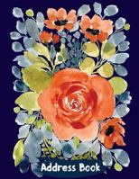 Address Book: Large Print Address Book - 8.5"x11" (108 Pages) Over 300+ For Record Address, Name, Mobile, Birthday, Social Media (Journal And Notebook) (Volume 2) 171706549X Book Cover