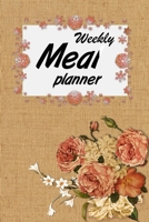 Weekly Meal Planner: 57 Week Food Planner & Grocery list Menu Food Planners Prep Book Eat Records Journal to Track And Plan Your Meals Weekly 1650014457 Book Cover