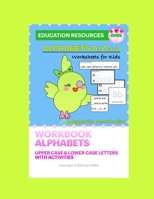 Edres, Workbook Alphabets A-Z a-z, Upper case and Lower case Letters, with Activities B08BWBZV2V Book Cover