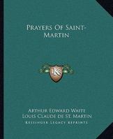 Prayers Of Saint-Martin 1425308856 Book Cover