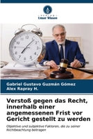 Verstoß gegen das Recht, innerhalb einer angemessenen Frist vor Gericht gestellt zu werden: Objektive und subjektive Faktoren, die zu seiner Nichtbeachtung beitragen (German Edition) B0CKTLYRW2 Book Cover