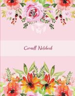 Cornell Notebook: Beauty Pink Book Floral, Note Taking Notebook, Cornell Note Taking System Book, US Letter 120 Pages Large Size 8.5" x 11" School and College Ruled Notebooks 1721584722 Book Cover