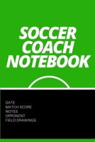 Soccer Coach Notebook with Field Drawings: For Trainers and parents 1679683454 Book Cover