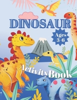 Dinosaur Activity Book: Coloring Book B0CW1WD2L4 Book Cover