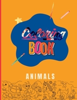 Childeren Coloring Book: Animals: Fun Art Learning for Young Kids B0BFNTLPR3 Book Cover