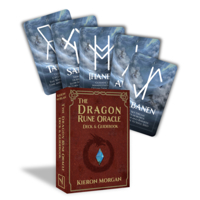 The Dragon Rune Oracle: (28 Full-Color Cards and 80-Page Guidebook) 1964537290 Book Cover