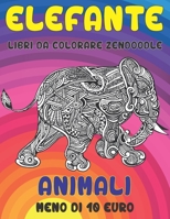 Libri da colorare Zendoodle - Meno di 10 euro - Animali - Elefante null Book Cover