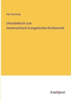 Urkundenbuch zum Oesterreichisch-Evangelischen Kirchenrecht 3382031604 Book Cover