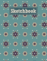 Sketchbook: 8.5 x 11 Notebook for Creative Drawing and Sketching Activities with Polygon Themed Cover Design 165985623X Book Cover