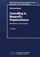 Controlling in Nonprofit-Organisationen: Erfolgsfaktoren Und Instrumente 382440169X Book Cover