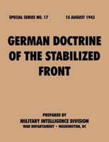 Germandoctrineof Thestabilizedfront (Specialseries, No.17) 1780390777 Book Cover