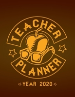 Teacher Planner - Year 2020: Organize School Activities With This Fantastic Weekly and Monthly Teacher Planner, Lesson Plan and Record Book For ... Birthdays and much more, 8.5" x 11" 227 Pages 167115679X Book Cover
