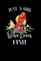 Just a Girl Who Loves Fish: Perfect Fish Lover Gift For Girl. Cute Notebook for Fish Lover. Gift it to your Sister, Daughter, Mother, Mom, Grandpa Who Loves Fish. 100 Pages Notebook 1710913002 Book Cover