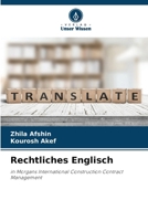 Rechtliches Englisch 6206706435 Book Cover