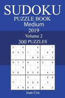 300 Medium Sudoku Puzzle Book 2019 1723161284 Book Cover