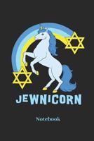 Jewnicorn Notebook: Lined Notebook for Prayer, Believers, Jewish, Unicorn and Religion Fans - Notebook for Men, Women, Kids and Children 179860146X Book Cover
