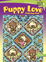 SPARK Puppy Love Coloring Book 0486809994 Book Cover