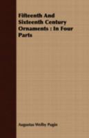 Fifteenth and sixteenth century ornaments 9353976235 Book Cover