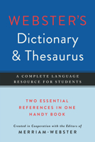 Webster's Dictionary & Thesaurus 1596951753 Book Cover