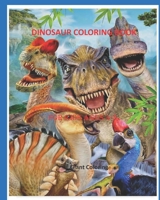 Dinosaur Coloring Book: For Kids Ages 4-8 1660175119 Book Cover