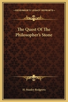The Quest Of The Philosopher's Stone 1425334393 Book Cover