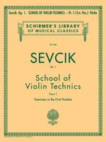 School of Violin Technics, Op. 1 - Book 1: Violin Method 0793554357 Book Cover