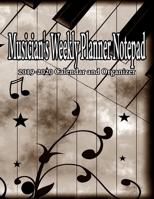 Musician's Weekly Planner Notepad: 2019-2020 Calendar and Organizer 1679637339 Book Cover