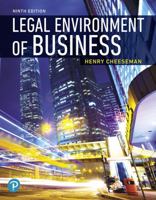 Legal Environment of Business: Online Commerce, Business Ethics, and Global Issues 0135173957 Book Cover