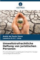 Umweltstrafrechtliche Haftung von juristischen Personen (German Edition) 6207941578 Book Cover