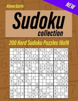 Sudoku Collection: 200 Hard Sudoku Puzzles 16x16 B08NF1QW13 Book Cover