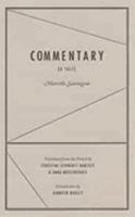 Commentaire 1937027104 Book Cover