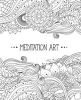Meditation Art Adult Coloring Book B0CWHGPBNZ Book Cover