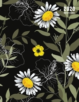 2020 Monthly Planner: Large Monthly Planner with Inspirational Quotes and Floral Cover (Volume 4) 1087808871 Book Cover