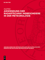Anwendung Der Radartechnik Insbesondere ın Der Meteorologie 3112767802 Book Cover