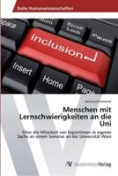 Menschen Mit Lernschwierigkeiten an Die Uni 3639449363 Book Cover