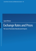 Exchange Rates and Prices: The Case of Australian Manufactured Imports 354060801X Book Cover