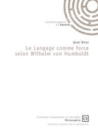 Le Langage comme force selon Wilhelm von Humboldt (French Edition) 2753904979 Book Cover