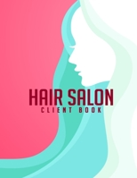 Hair Salon Client Book: Appointment Book for Salons, Spas, Hair Stylist, Beauticians, Appointment Book with Times Daily and Hourly Schedule (Pink) 1711372544 Book Cover